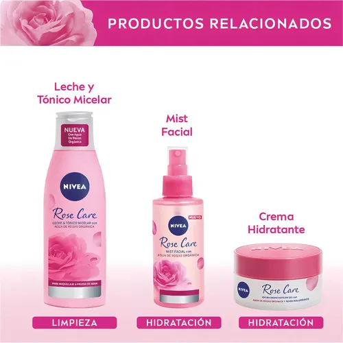 Gel Limpiador Micelar Nivea Rose Care 150 Ml