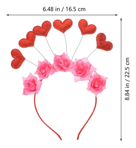 Accesorio De Pelo Para Fiesta De San Valentín &ai
