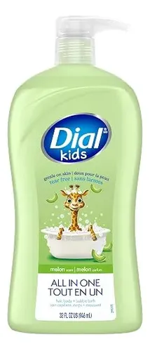 Jabón Líquido Corporal Y Capilar Dial Kids Aroma