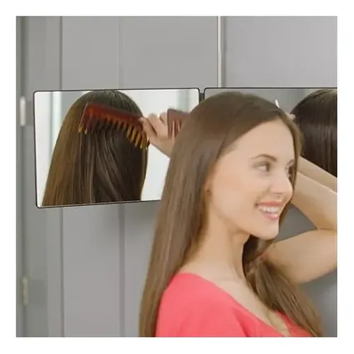 Espejo Con Led Corte De Pelo Maquillaje 3 Vias 360° –