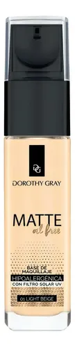 Base de Maquillaje Matte Hipoalergénica Dorothy Gray Tono Light Beige