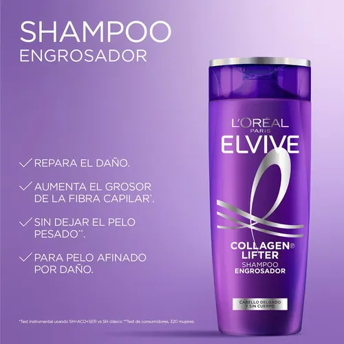Shampoo Elvive Collagen Lifter 400ml L´oréal París