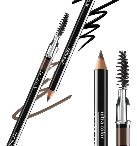 Lapiz Delineador Para Cejas Con Cepillo Avon 1.2g Color Medium Brown (marrón)