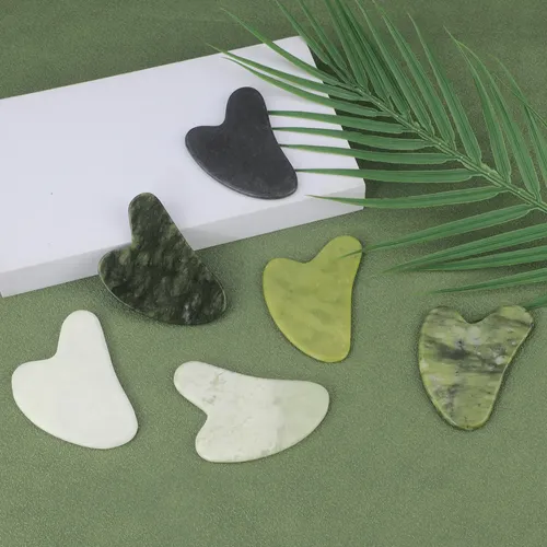 Jade Gua Roller Stone Natural Body Sha Cuello Face Natural
