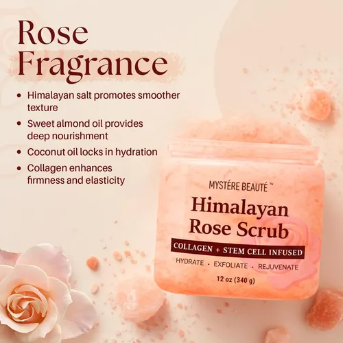 Exfoliante Corporal Mystére Beauté Sal Himalaya 355ml
