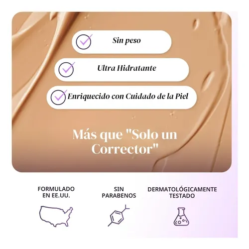 Fièra-corrector Y Base Todo En 1. Acabado Glow- Tono Beige