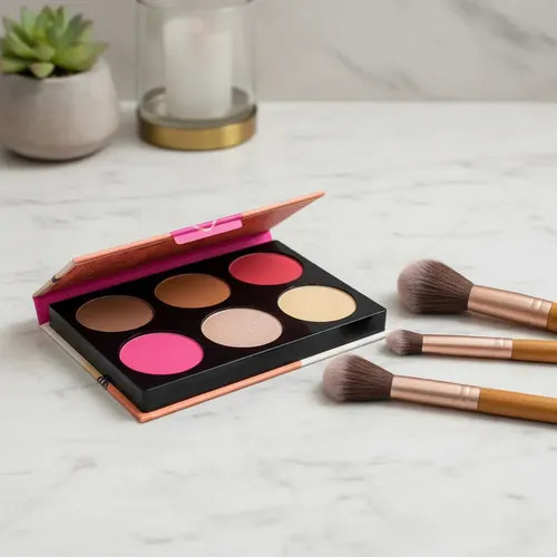 Paleta De Contorno Rubor  Highlighter