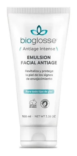 Bioglosse Emulsión Facial Antiedad Revitalizante Protectora Momento de aplicación Día/Noche Tipo de piel Sensible