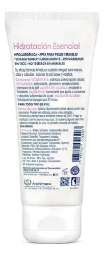 Crema Para Manos Dermaglos Hidratacion Esencial X100gr