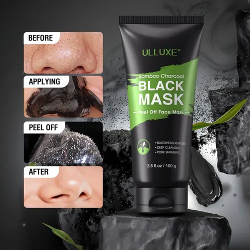 Kit De Mascarilla Facial Vegana Ulluxe Con Cúrcuma Y