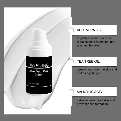 Crema Calmante Para El Tratamiento Del Acné Jaysuing, Ingred