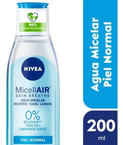 Agua Micelar Nivea Micellair Para Piel Normal – 200ml Día/noche