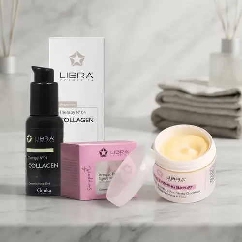 Kit Skincare Piel Madura Serum Colageno +crema Age 50g Libra