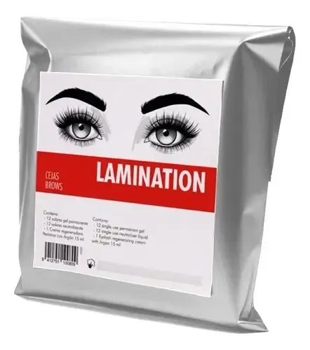 Kit Laminado Cejas Profesional Thuya 12 Sobres Gel + Neutralizante