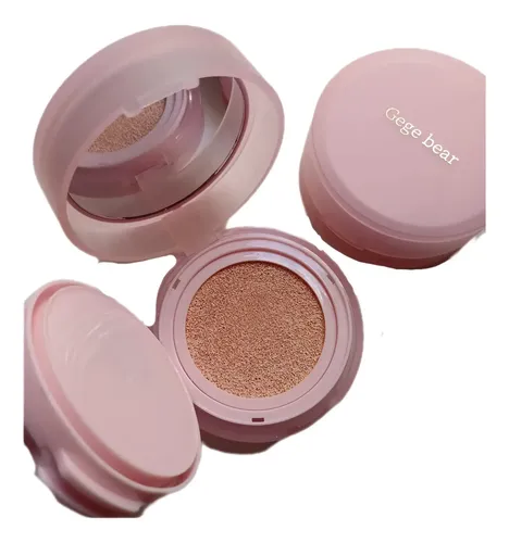 Gege Bear Base Maquillaje Y Polvo Compacto Air Cushion Tono 02