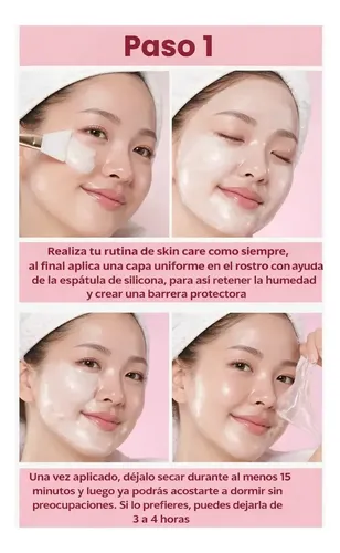 Mascarilla Facial Colageno Hidrolizado Nocturna Velo Hidrata