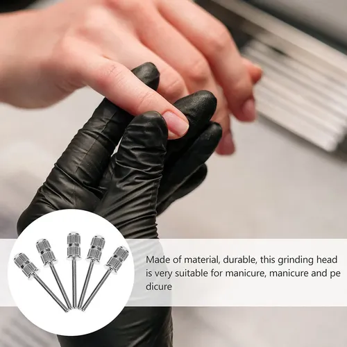 12 Brocas De Hierro De Primera Calidad Para Limas De Uñas, L