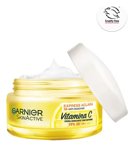 Crema Facial Hidratante Garnier Vitamina C Fps 30 X 50 Ml
