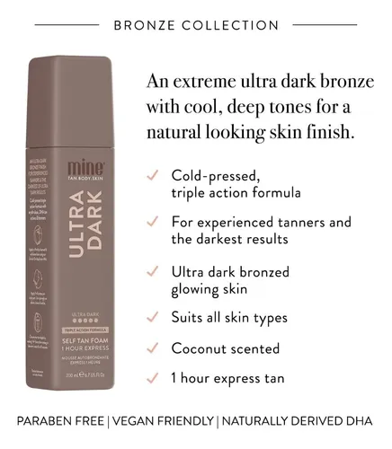 Kit Autobronceador Minetan Ultra Oscuro Deluxe Bronze Skin