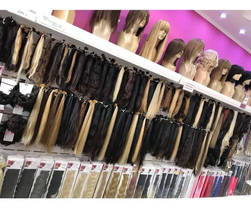 Extensiones X Unidad De Cabello Pelo Natural 50cm Sin Color