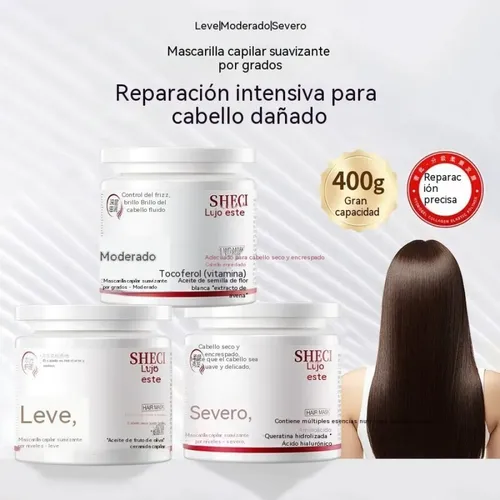 Mascarilla Capilar Reparadora Suave Para Cabello Dañado, Opa