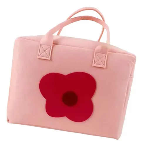 Bolsa De Maquillaje De Viaje, Bolsa De Aseo Flor Rosa Z