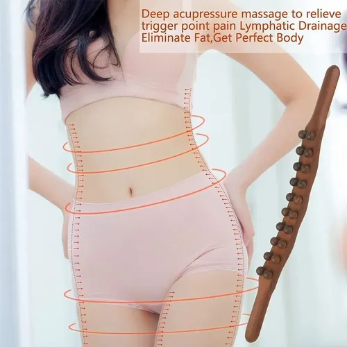Kit De 8/20/31 Cuentas Gua Sha Bastón De Masaje Portátil