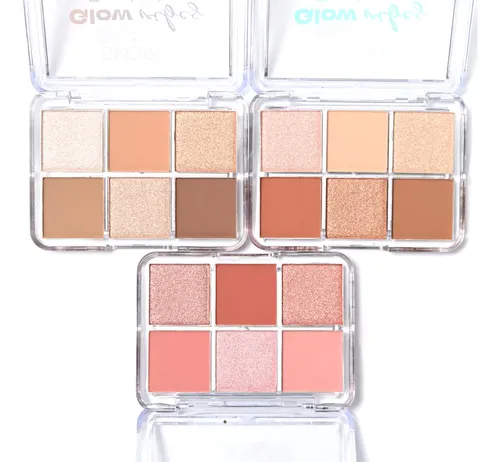 Paleta Sombras Para Ojos Skora Glow Vibes 6 Tonos Polvo