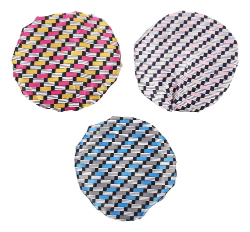 Gorros De Baño Impermeables Reutilizables Estampados 3 Pieza