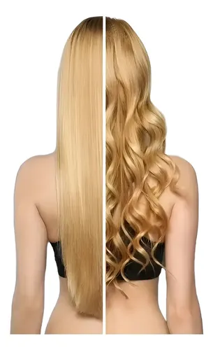 Curly Ondas En Cabello Rizos Sin Calor Tubo Con 2 Rosa