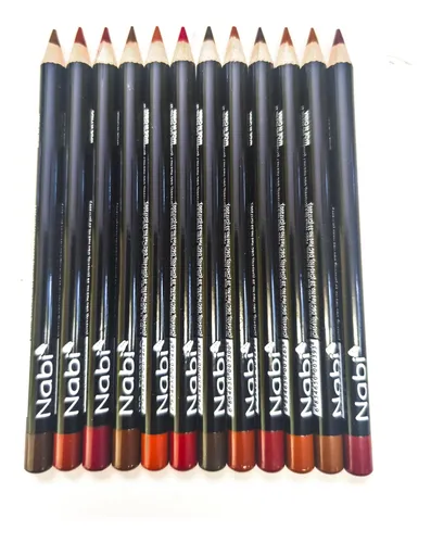 Nabi Set 12 Lápices Delineador Ojos Y Labios Marrón