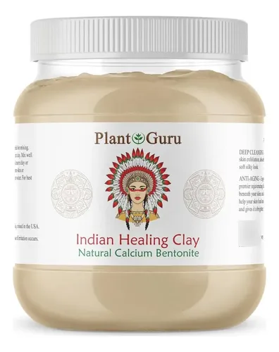 Arcilla Bentonita Plant Guru 3.5 Lb Mascarilla Facial