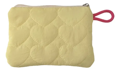 T~x Bolso De Maquillaje Tejido A Rayas Con Cierre **