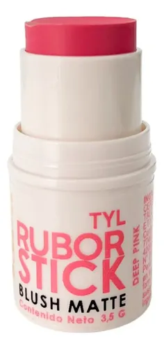 Rubor En Barra Mate Deep Pink Stick Blush 3.5g Dermatológicamente Testeado