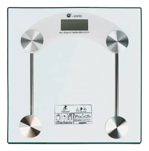 Balanza De Baño Corporal Digital 180kg Vidrio Estilo Moderno
