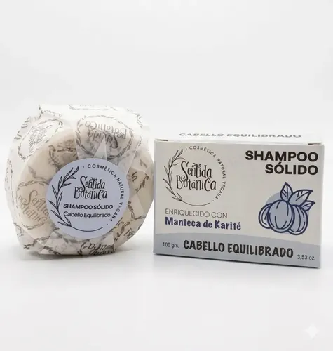 Shampoo Sólido Vegano Cabello Equilibrado Sentida Botáncia