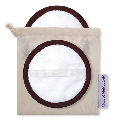 Pads Discos Desmaquillantes Reutilizables X 2 Unid Natura