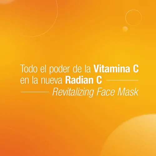 Radian C Face Mask Vitamina C Y Alfa Arbutina Lidherma