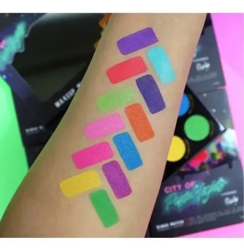 Kit De Paleta 12 Sombras Para Ojos City Of Pastel Lights Rude Cosmetics