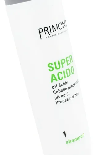 Primont Super Acido Shampoo Cabello Procesados Teñidos Chico