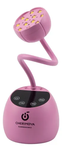 Cabina Lampara Para Uñas Inalámbrica 27W. Uv Led Calabaza Rosa Cherimoya