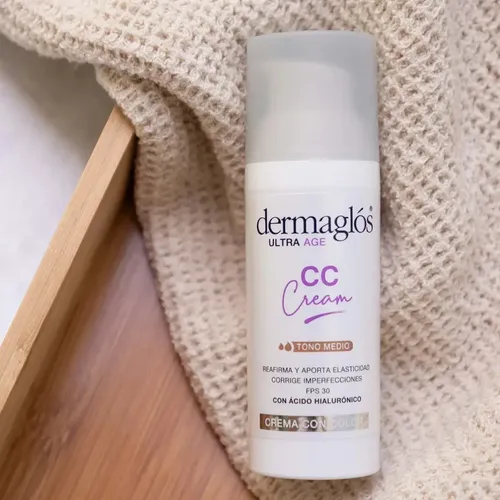 Dermaglos Ultra Age Cc Cream Facial Tono Medio Fps30 X50g