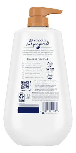 Jabón Líquido Corporal Dove Manteca De Karité 1l