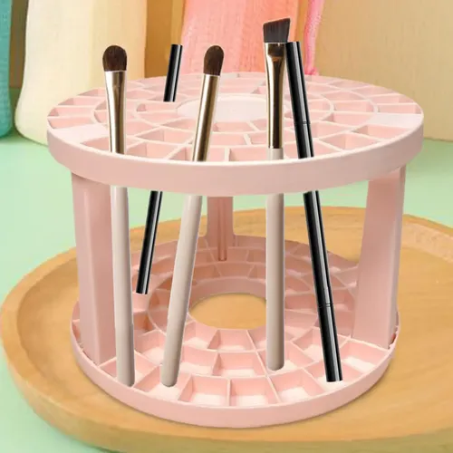 Px 2 Soporte Para Brochas De Maquillaje, Portalápices Rosa .