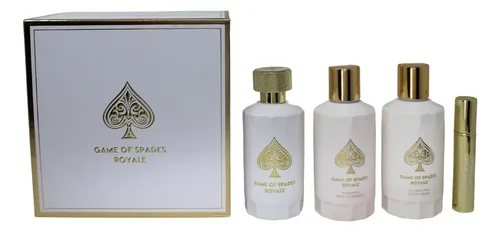 Perfume Jo Milano Set Royale Game Of Spades Floral Dama 4 Piezas 100ml
