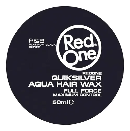 Red One Pomada Mini 50ml Gris Aqua Barberia Maxima Fuerza