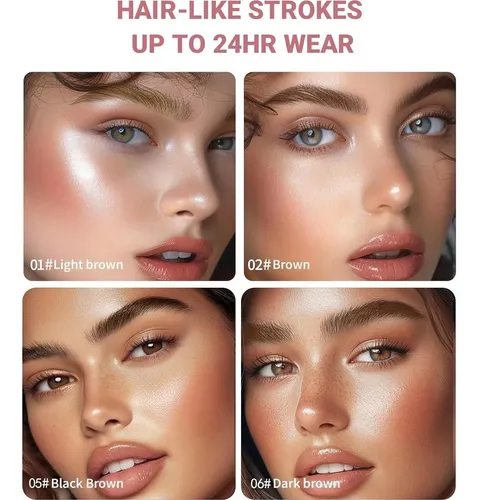Lápiz Microblading Ceja 4p 3d Sevoran Light Brown