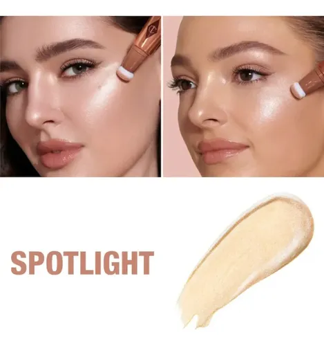 Rubor Charlotte Tilbury Hollywood Superstar Kit, Barra Iluminadora para un Brillo Radiante