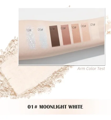 Paleta De Sombras Moonlight White Euphily 01