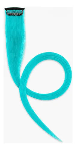Extensiones Clip Pelo Cabello Lacio Mechas Colores Cotillon